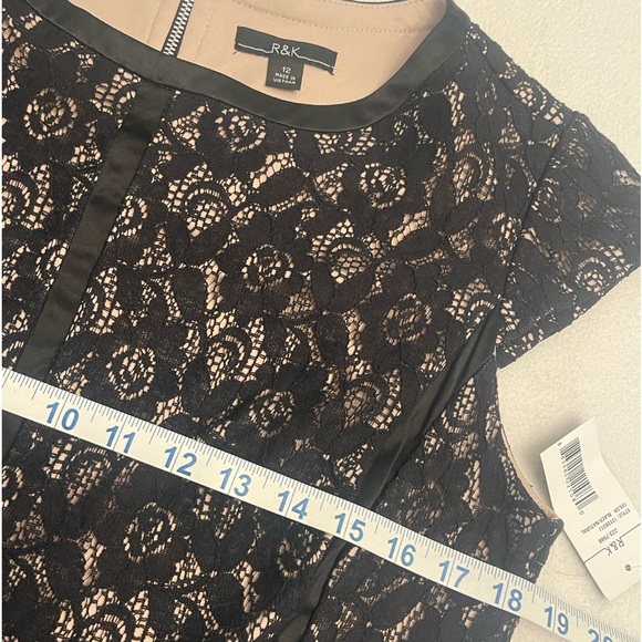 R&K black lace dress NWT - Picture 3 of 4